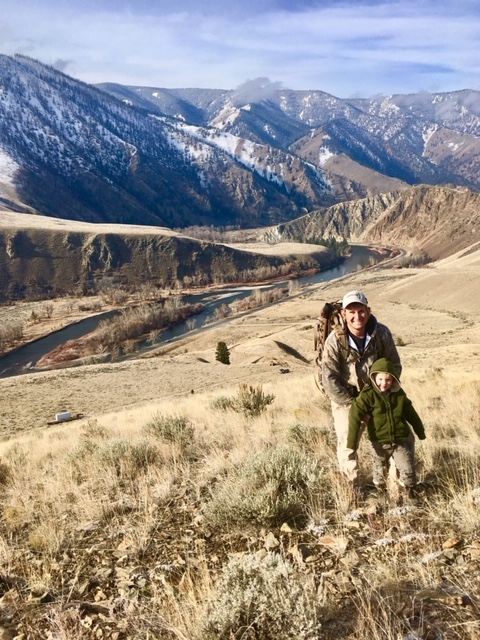 Anna's family on hike